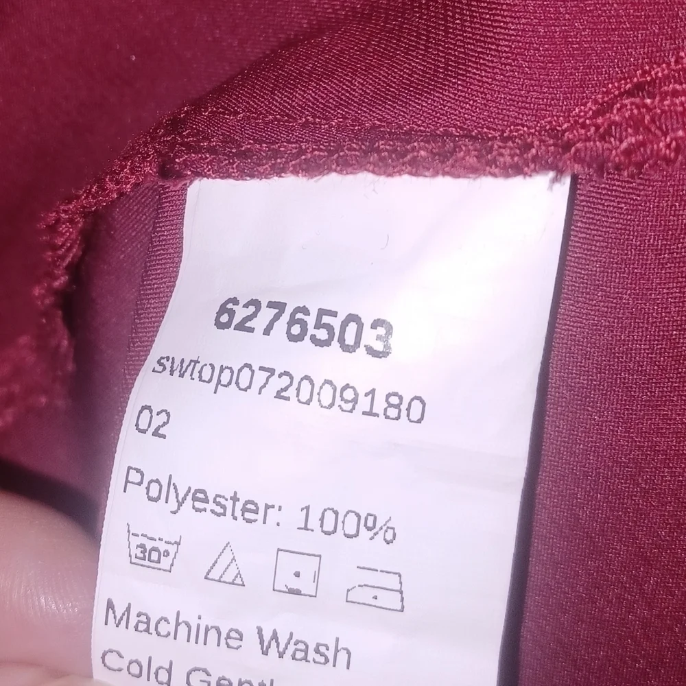 Beautiful Long Sleeve Wrap Shirt- W Sz Small - Picture 8 of 8